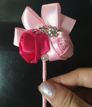 Load image into Gallery viewer, Wine Red Satin Rose Boutonniere