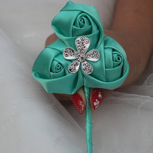 Load image into Gallery viewer, Custom Ivory Rose Boutonniere