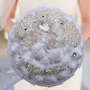 Crystal accessories bride flower