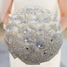 Load image into Gallery viewer, Crystal accessories bride flower