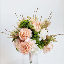 Load image into Gallery viewer, Pink rose bride flower