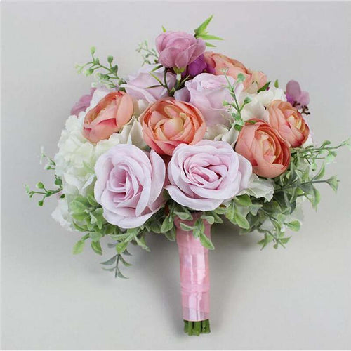 Hydrangea rose bride flower