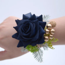 Load image into Gallery viewer, Pink Rose Bridesmaid Hand Accessory