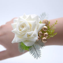 Load image into Gallery viewer, Pink Rose Bridesmaid Hand Accessory