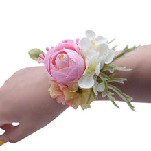 Load image into Gallery viewer, Red Rose Bridesmaid Hand Accessory