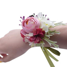 Load image into Gallery viewer, Red Rose Bridesmaid Hand Accessory