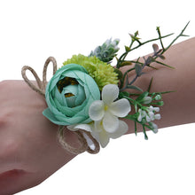 Load image into Gallery viewer, Yellow Blue Bridesmaid Hand Accessory