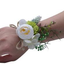 Load image into Gallery viewer, Yellow Blue Bridesmaid Hand Accessory