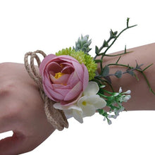 Load image into Gallery viewer, Yellow Blue Bridesmaid Hand Accessory