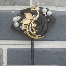Load image into Gallery viewer, Golden Peacock Boutonniere
