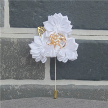 Load image into Gallery viewer, Royal Blue Satin Boutonniere