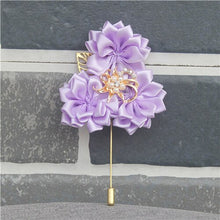 Load image into Gallery viewer, Royal Blue Satin Boutonniere