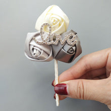 Load image into Gallery viewer, Love Words Brooch Boutonniere